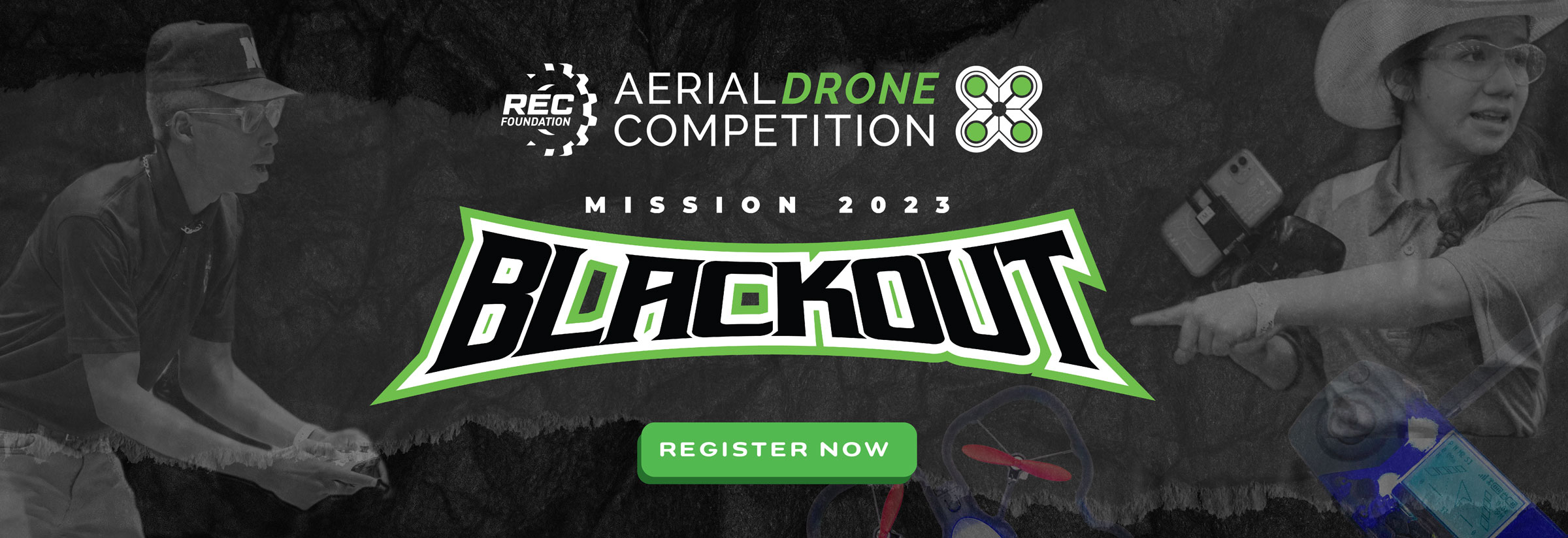 Aerial Drone Competition Mission 2023: Blackout